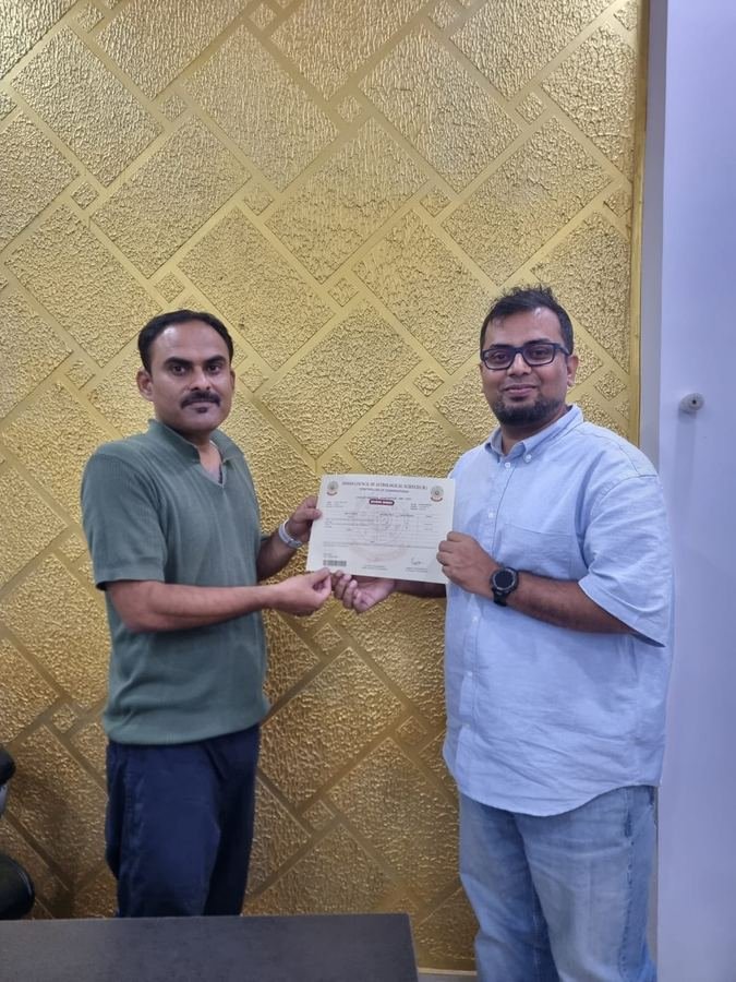 Marks sheet handover